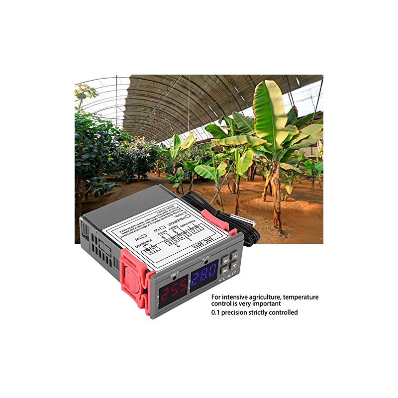driver digital de temperatura, STC-3018, driver digital de temperatura LED,
