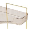 2 Tier Corner Bathroom Countertop Organizer Space Saving Easy Assembly