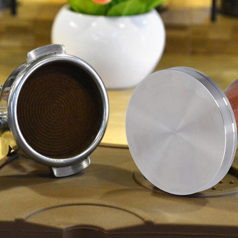 58mm Flat Base Coffee Tamper Manual Stainless Steel Coffee Powder