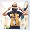 6 Pcs Clear Figures Display Bag with Keychain Zipper Clear