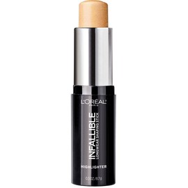 L’Oréal Paris Makeup Infallible Longwear Highlighter Shaping Stick, Up to 24hr Wear, Buildable Cream Highlighter Stick, 41 Gold is Cold, 0.3 oz.