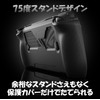 Skull & Co.ROGALLY X専保護カバー 滑りやキズ防止 耐衝撃 スタンドなし直立デザイン 「ブラックセット」