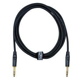 CL-TRS114-010 10ft Premium 1/4" Inch Stereo TRS Phono Cable Male to Male Black Gold Plated Ti