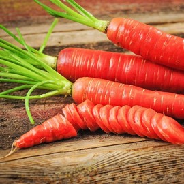 inherited seeds Sweet Red Carrot (Red Sky) HEIRLOOM 300+ Seeds 100% Organic Non GMO Grown In USA