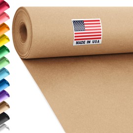Paclord Paclord 24" x 1200" (100 ft) Brown Construction Paper Roll, (Pack of 1 Roll, Brown Color) C Made in USA Construction Kraft Paper Roll for School Projects C Color Paper for Crafts, Art Paper for Kids
