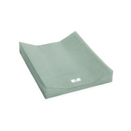 Wicker Cushion Cover for 2 Wedge Mould, Made in Germany, Oeko-Tex Standard 100, Green, Size: 50/65 cm