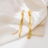 FILMOON Gold Long Tassel Earrings for Women Fringe Dangle Drop