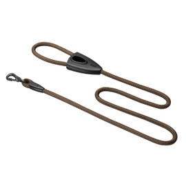 TUG 5 FT Dog Leash with Integrated Oval Dispenser Holds 3 Loose Dog Waste Bags (Green)