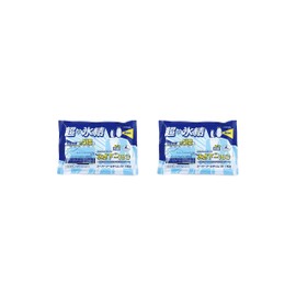 Captain Stag UZ-13183 Super Cool Time Ice Packs, Super Freezing, Cooling Effectiveness Approximately 5 Times, Below freezing Temperature -4°F (-13°C to -16°C), Cold Retention for Approximately 80 Minutes, Small 5.3 oz (150 g), Set of 2