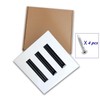6x6 Modern AC Vent Cover Standard Linear Slot Diffuser -
