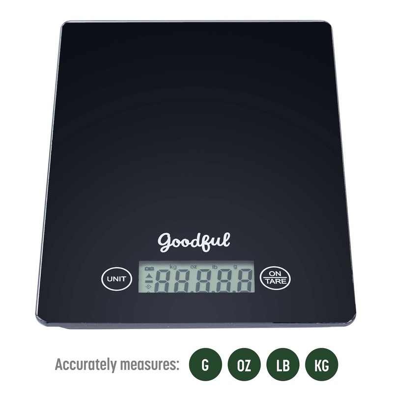 Goodful Digital Scale, One Size, Black