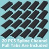 Durable Screen Lift Pull Tabs Anti-UV, Universal Spline Channel Pull