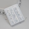 LIFOOST Flower Silicone Nail Molds Carving Template Floral Casting Molds