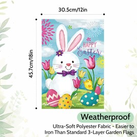 THQZLH 12x18 Seasonal Garden Flags - Yard Flags for Outside, Double-Sided, All-Weather