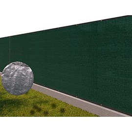 ABO Gear Balcony Outdoor Privacy Screen Fence Heavy Duty Fencing Mesh Shade Net Cover for Wall Garden Yard Backyard,Dark Green