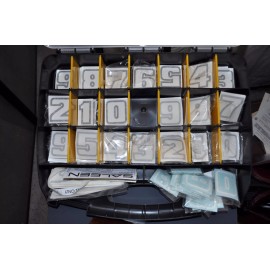 SALEEN BUILD NUMBERS SILVER,  BLACK, GOLD OR WHITE  O.E.M. NOS BUMPER