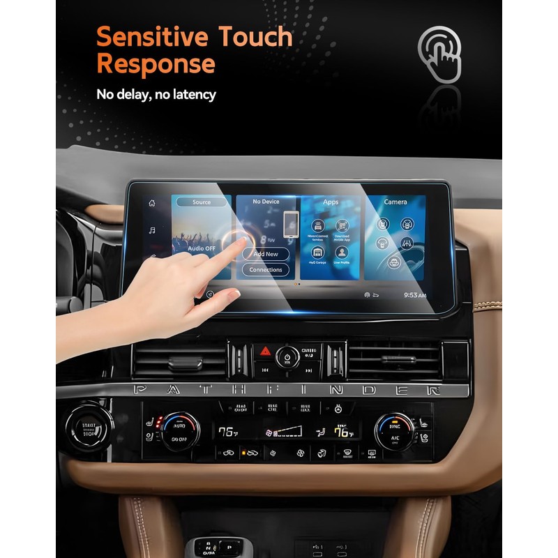 CDEFG For 2026 Nissan Pathfinder Screen Protector - 12.3 Inch