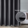 AooHome Extra Long Shower Curtain 72 Width x 84 Height