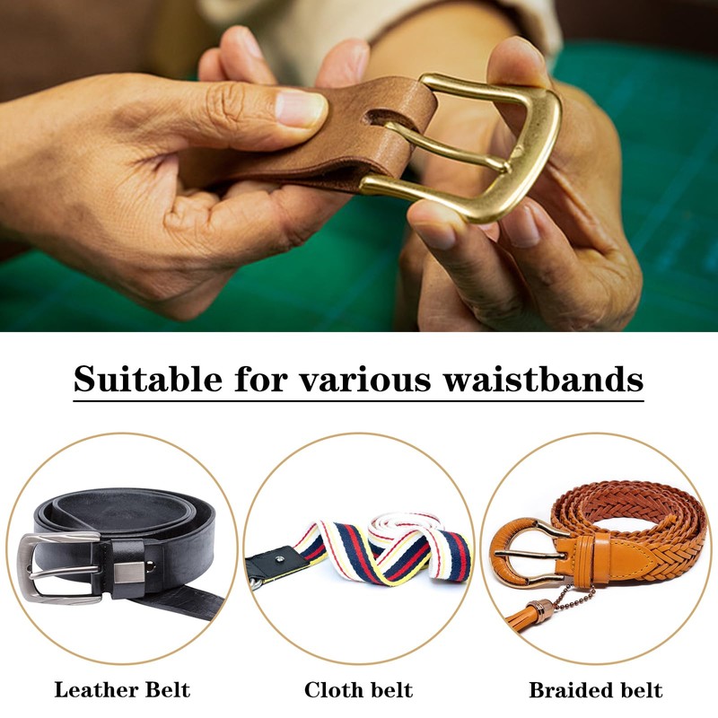 BONGSHAKALAKA Pack of 4 Belt Buckles 30 mm Square Belt