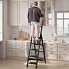 Dithoko 5 Step Ladder, 300 lbs Folding Step Stool with