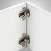 2Pcs Adjustable Page Turning Axis Reliable Cabinet Hinges Alloy Heavy-Duty