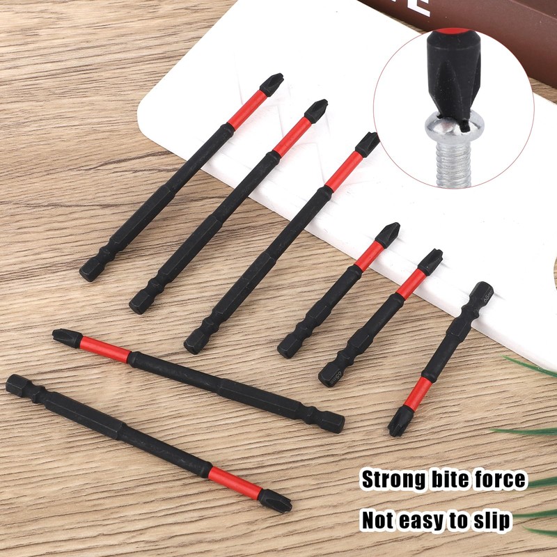 BOXOB 10pcs FPH2 Impact Screwdriver Bit Set, 65mm and 110mm