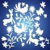 Otomi Pattern Stencil - 16.5 x 16.5 cm (S) -