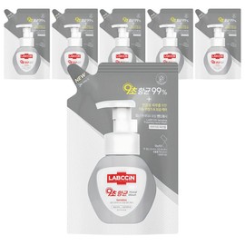 Rapsyn Sensitive Foaming Hand Wash Refill Powderly Herb Fragrance, 200ml, 6 pcs / 랩신 센서티브 포밍 핸드워시 리필 파우더리 허브향, 200ml, 6개