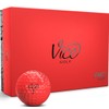 Vice Golf Pro Golf Balls, Red (One Dozen)