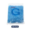 XINGO Blue Cable Ties Pack of 500, 250mm x 3.6mm,Premium