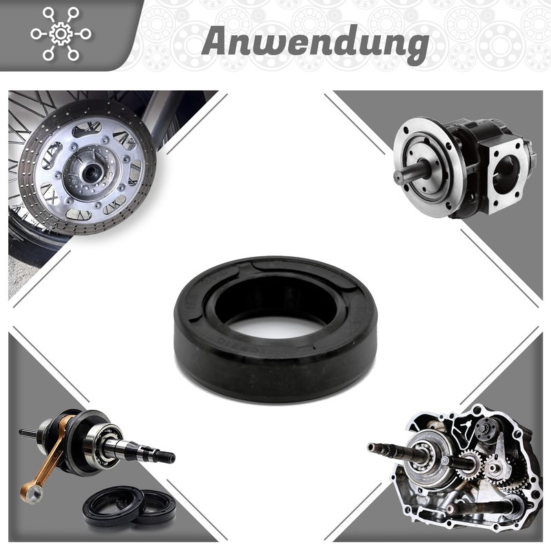 Parts and Parts Shaft Seal 15.6 x 25.5 x 7