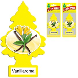 2PCS LITTLE TREES Car Air Freshener Hanging Tree Provides Long Lasting Scent for Auto or Home New Car Scent (Vanillaroma)