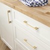 FURNIWARE 10 Pack Cabinet Pull,Brass Cabinet Handles,Hardware Drawer Pulls,Solid Aluminum