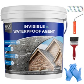 Transparent Waterproof Sealant,281oz Clear Transparent Waterproof Coating,Liquid Invisible Water Proof Agent for Roofs Walls,Garden,Bathroom,Kitchen Indoor & Outdoor Water Proof Sealant