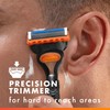 Gillette Fusion5 Razors for Men, 1 Razor, 4 Blade Refills,