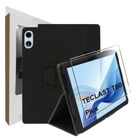 Suttkue for TECLAST T60 Plus Case,High Qualit Hard Shell, Lightweight,Quality PU, Scratch Resistant, Black for Tablet Case