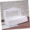 Healeved Lid Sterilizer Box for Nail Art Tools Cleaning Box