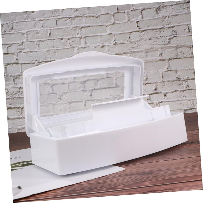 Healeved Lid Sterilizer Box for Nail Art Tools Cleaning Box