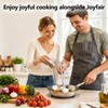 Joyfair 2Pcs Stainless Steel Spatula Set, Sturdy Solid & Slotted
