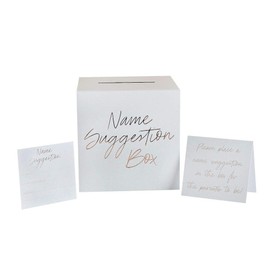 Club Green Baby Shower Name Suggestion Box & 30 Cards