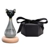 Weather Predictor Cat Bottle Black Ergonomic Rugged Glass Weather Predictor