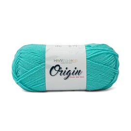 WOAFashions Origin Hand Knitting & Crochet Yarn, 100% Antipilling Acrylic, 3 : Light DK (Aqua) (200gms / 7.0oz / 266mtr / 290yds)