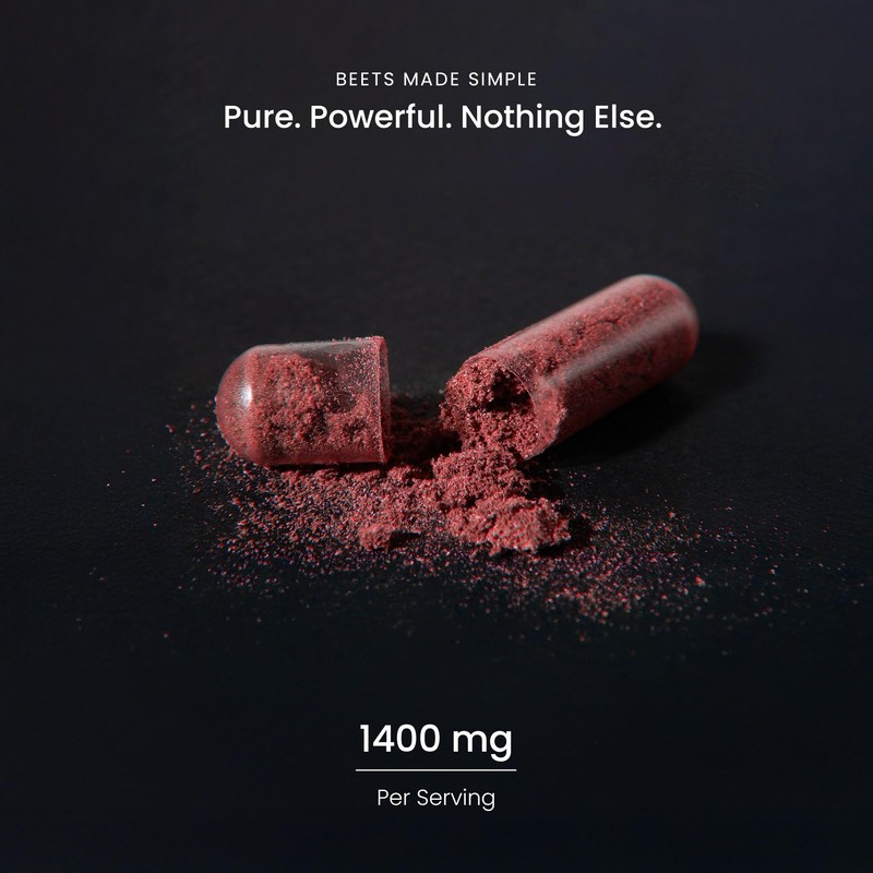 Beetroot Capsules – 180 Count - 1,400mg Organic Beet Root