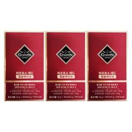 Grain On Pharoenzyme Red Encapsulation 3g x 30 packets 3 / JJ Mall / 그레인온 파로효소 레드 캡슐레이션 3g x 30포 3개 / JJ몰