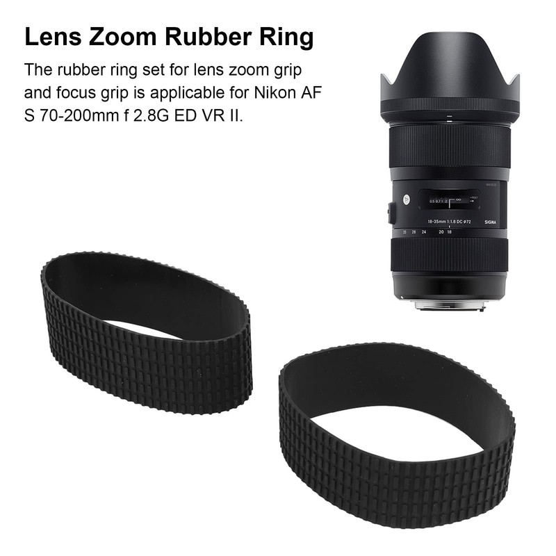 Rubber Ring Set for Camera Lens, Rubber Ring for Zoom