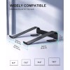 Soqool Laptop Stand for Desk, Ergonomic Detachable Riser, D-Black OPEN