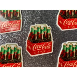 5pc. Coke, Planar Resin Flatback, Coke Cabochon, Soda Bow Center, Soft Drink