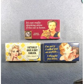 Gag Chewing Gum Boxes-Unopened