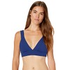 Seafolly Women's Active Banded Tri Bra Bikini Top, Blue Opal
