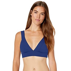 Seafolly Women's Active Banded Tri Bra Bikini Top, Blue Opal Blue Opal